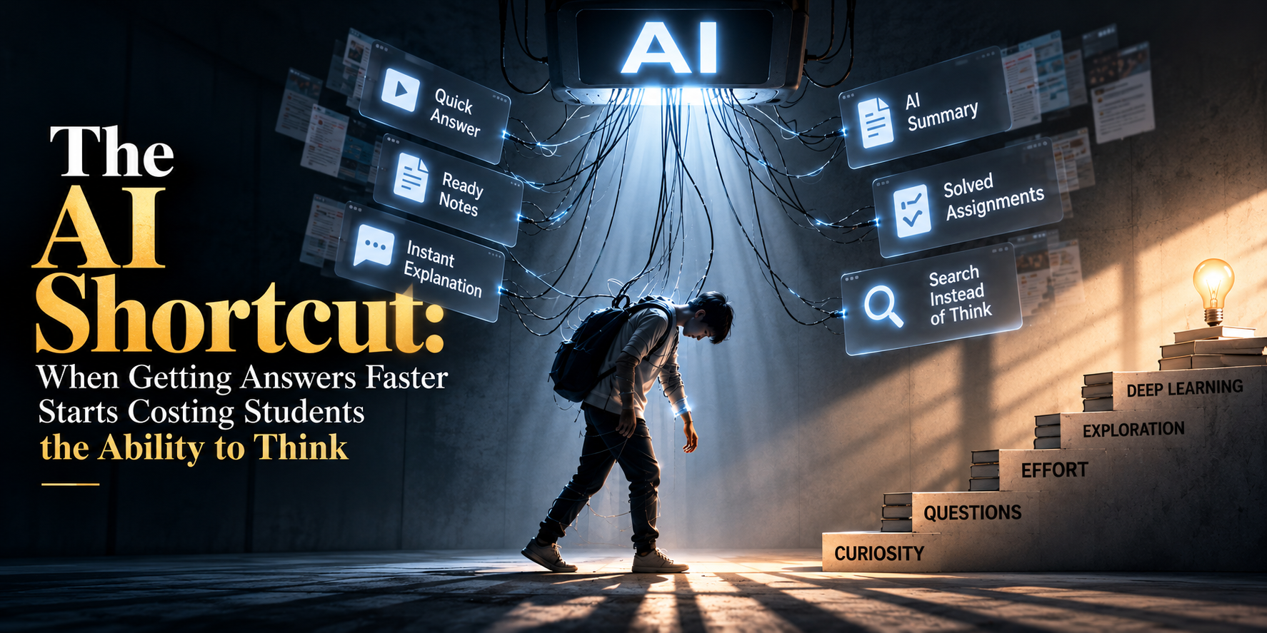 The AI Shortcut: When Getting Answers Faster Starts Costing Students the Ability to Think